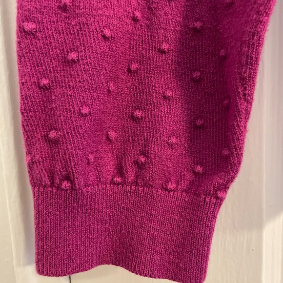 Banana Republic Polka Dot detailed Purple Sweater - Picture 3 of 4